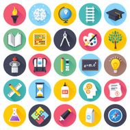 Flat Education Icons N9