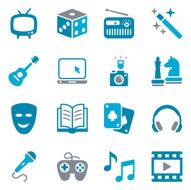 Entertainment Icons - Color