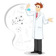 Scientist in lab N2