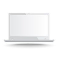 Realistic laptop vector