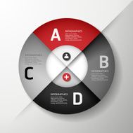 modern circle Design infographics banner style