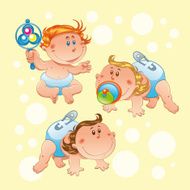 Babies with background N2