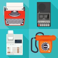 1980&#039;s office equipment