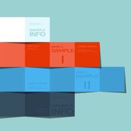 colourful paper layout design
