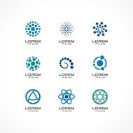 Set of icon design elements Abstract logo ideas for business N2