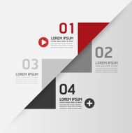 Modern Design info graphics banner style N17