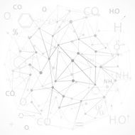 chemical abstract background N2
