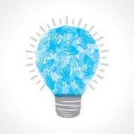 Helping hand make a light-bulb N2