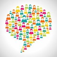 Diversity social media people
