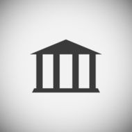 Museum application icons vector illustration