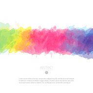 Vector watercolor template N162