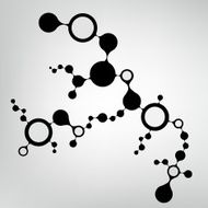 vector DNA molecule structure background
