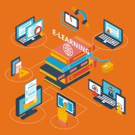 E-learning icons isometric N2