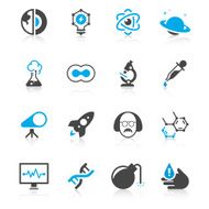 Set of science and chemistry icons