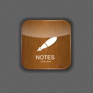 Notes application icons vector illustration N4