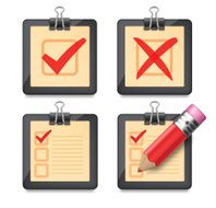 Vote pad icons