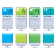 Infographic option tags