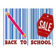 Back to school sale barcode