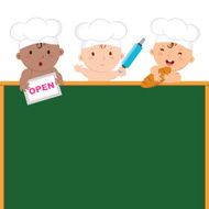 Little baby bakers with board N2