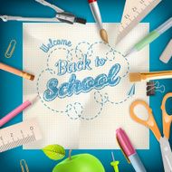 Back to school - School supplies EPS 10 N2