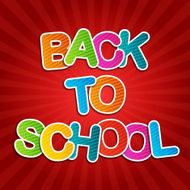 Back To School Red Poster