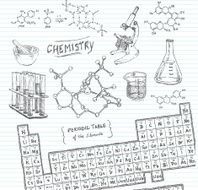 Chemistry Doodle Sketches N2