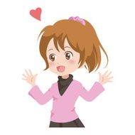 girl happy N20