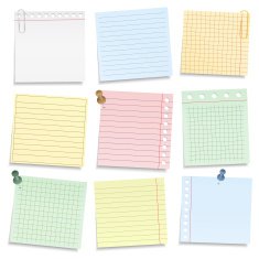 Colored Notebook Paper N2