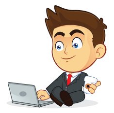 Businessman with his Laptop N2
