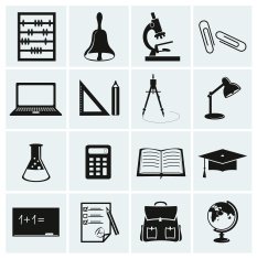 school and education icons N786