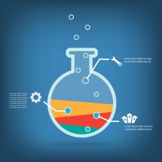 Business experiment Colorful vector design N2