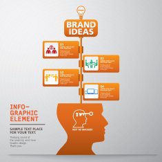 template modern info-graphic design vector N15