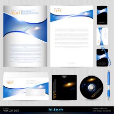 Vector Template Background Design elements N4