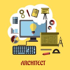 Architect or education concept