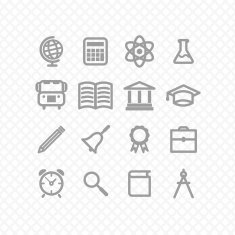 Education icons N329