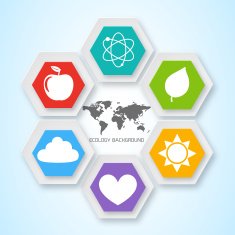 Flat white business and education icons set N3