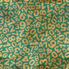 Numbers seamless pattern N8