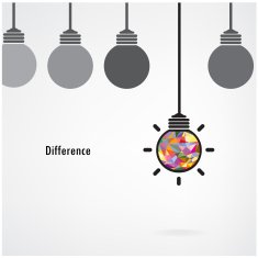 Creative light bulb idea concept N14