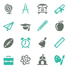 School icons N125