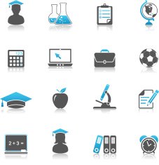 Education icons N330