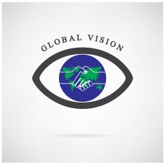 global vision sign eye icon