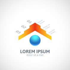 Modern business minimal style infographics banner N2