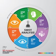 template modern info-graphic design N21