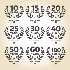 Anniversary emblem set N4