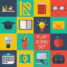 Flat Icons Set N13