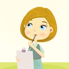 Cute girl is thinking N2