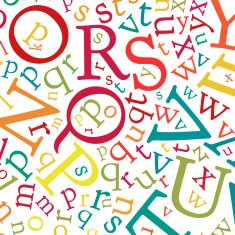 english alphabet background N2