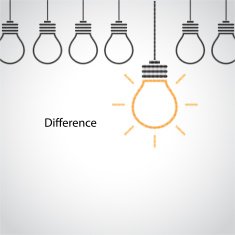 Creative light bulb idea concept sign N5