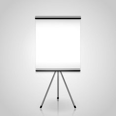 White screen projector clean background