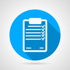 Flat vector icon for clipboard N2